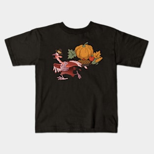 Runaway turkey Kids T-Shirt